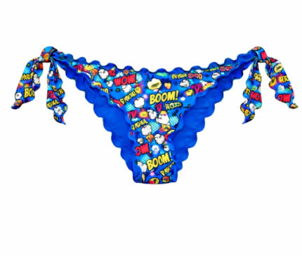 SLIP FIOCCO FANTASIA BLU CARTOON Milano Bikini Milano Bikini - Je M’aime Boutique